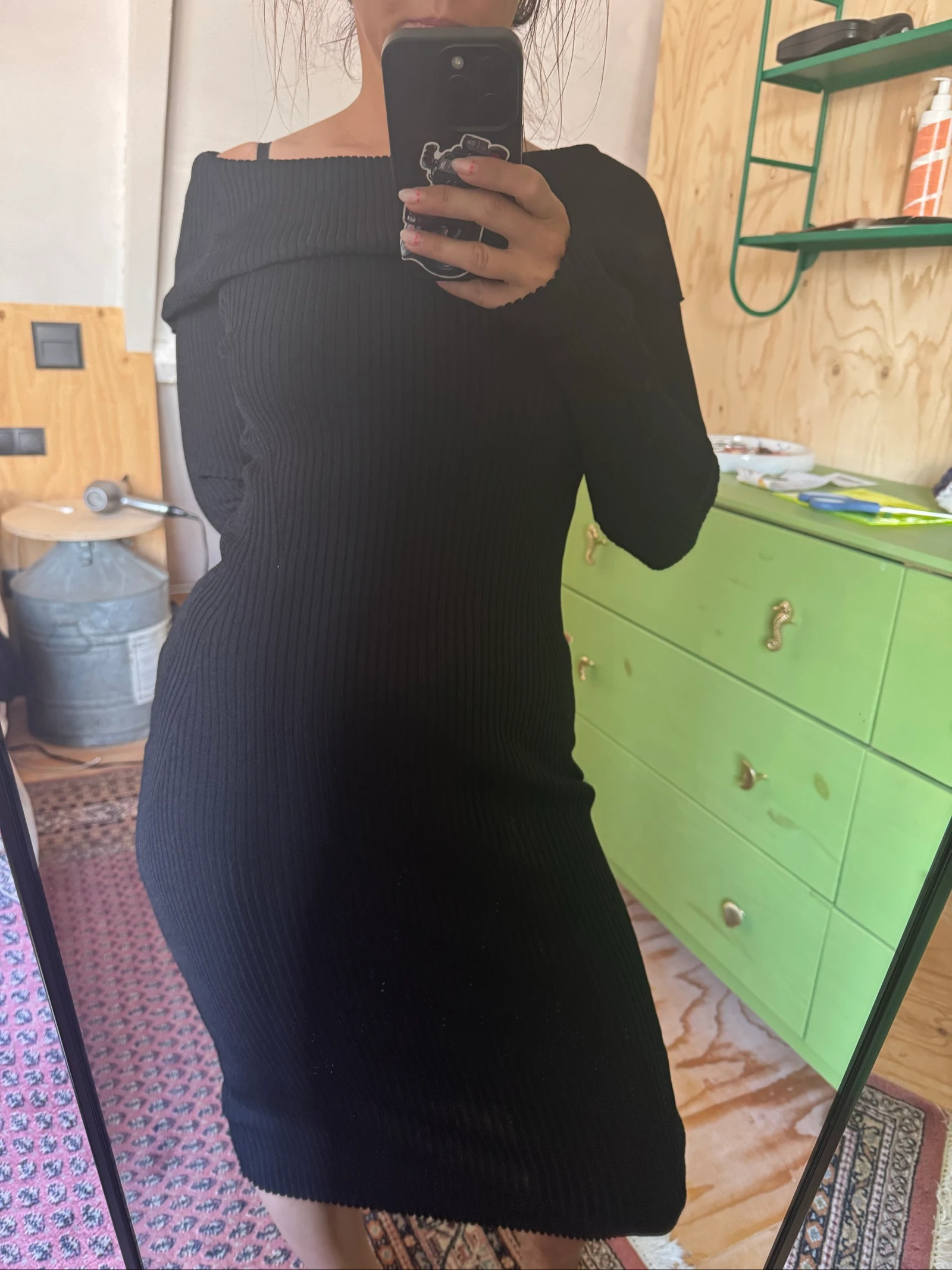 Vestido preto Massimo Dutti – photo 2
